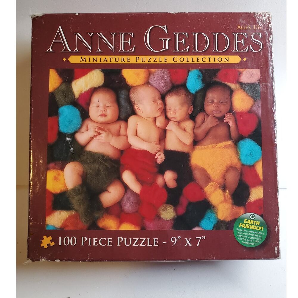 Puzzle - Anne Geddes - Babies - Mini Puzzle 100 PCS